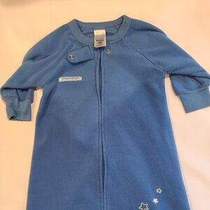 Carters blue fleece sleep bag